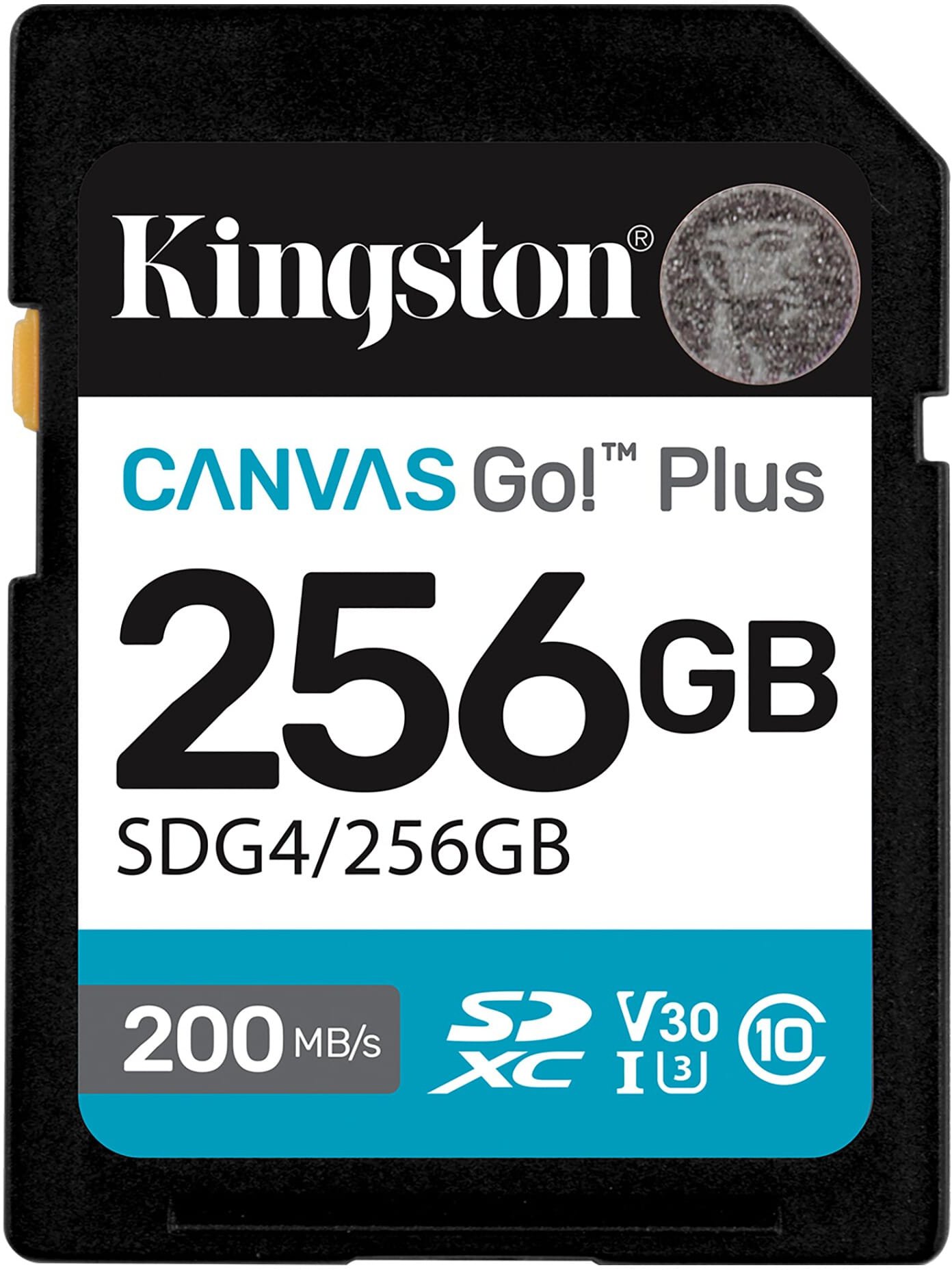 Карта памет Kingston 256GB SDXC Canvas Go! Black - SDG4/256GB