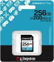 Карта памет Kingston 256GB SDXC Canvas Go! Black - SDG4/256GB