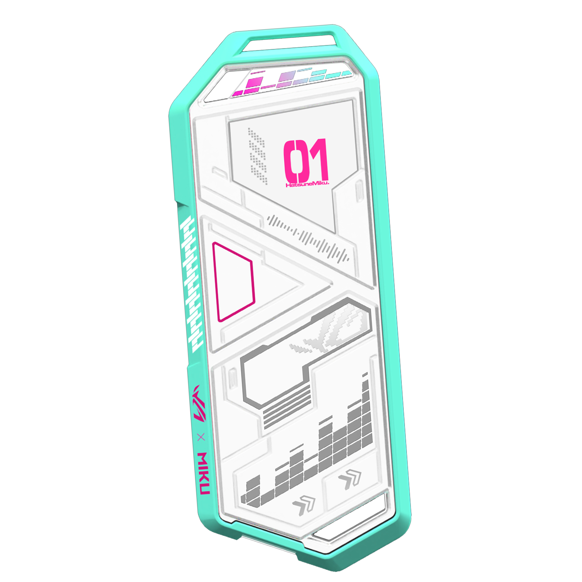 Tiroir pour SSD M.2 NVMe ASUS ROG Strix Arion Hatsune Miku Edition