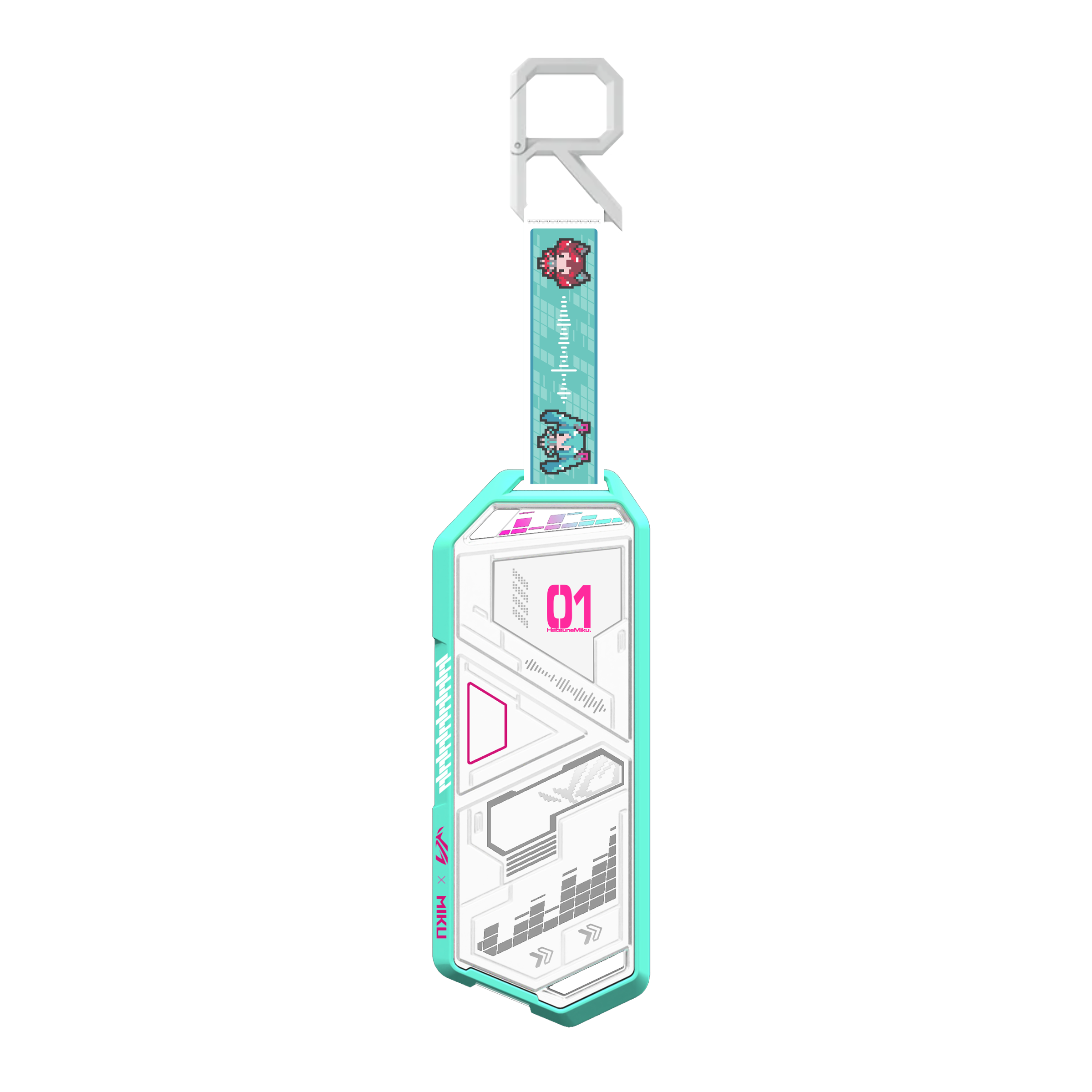 Tiroir pour SSD M.2 NVMe ASUS ROG Strix Arion Hatsune Miku Edition
