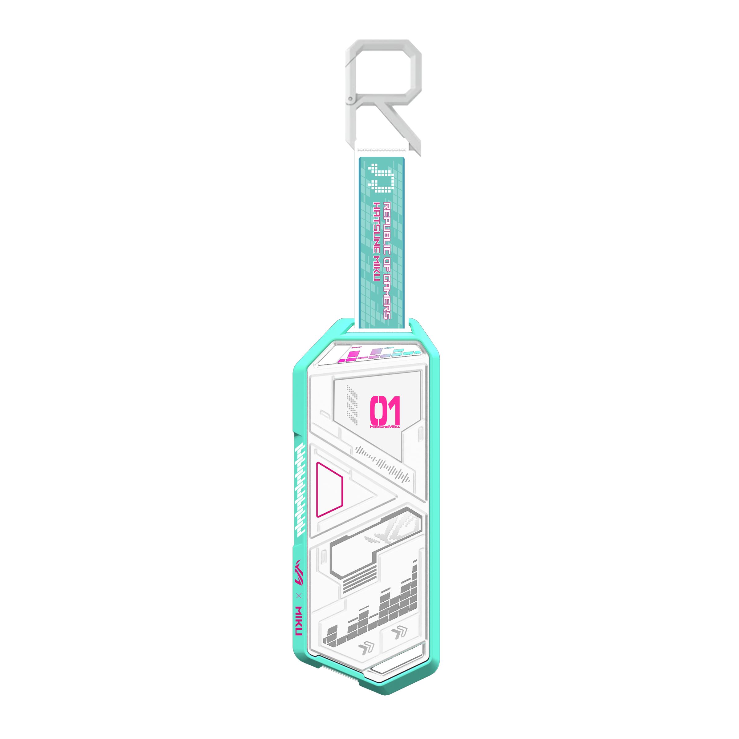 Tiroir pour SSD M.2 NVMe ASUS ROG Strix Arion Hatsune Miku Edition