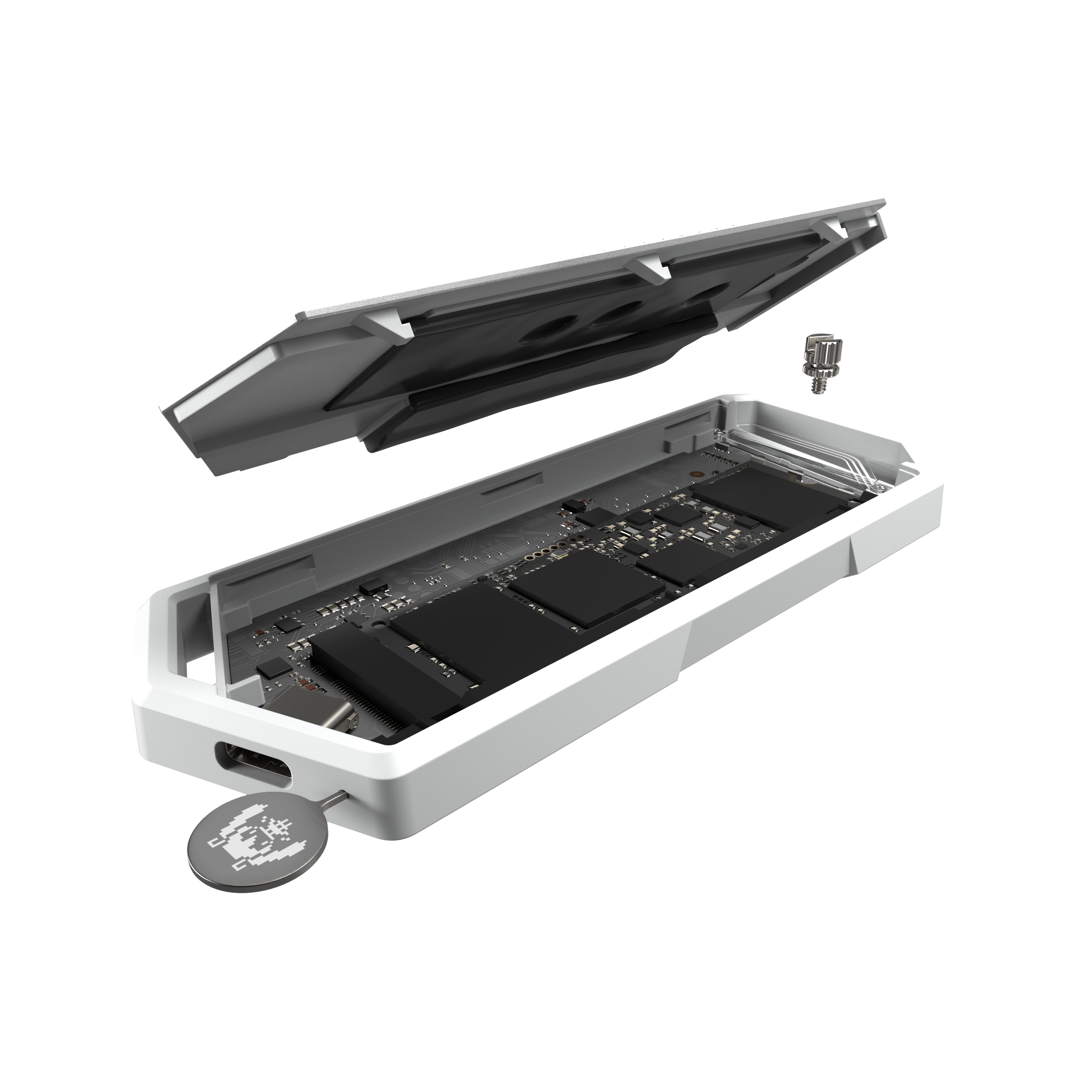 Tiroir pour SSD M.2 NVMe ASUS ROG Strix Arion Hatsune Miku Edition