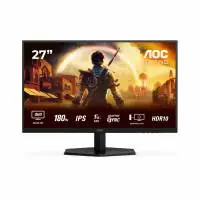 Монитор, AOC Q27G42XE, 27" IPS WLED, 2560x1440, 180Hz, 1ms GtG, 0.5ms MPRT, Adaptive Sync, FlickerFree, Low Blue Light, 2Wx2, Tilt, 2xHDMI, DP