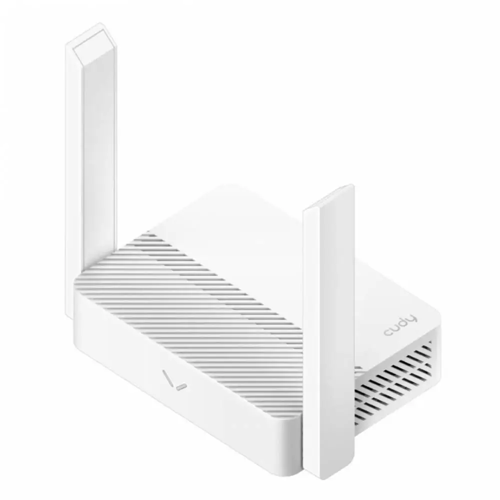 Безжичен рутер Cudy WR300 N300 802.11b/g/n,300Mbps/ 2.4GHz, 4 x 10/100Mbp, 2 x 5dBi fixed антени