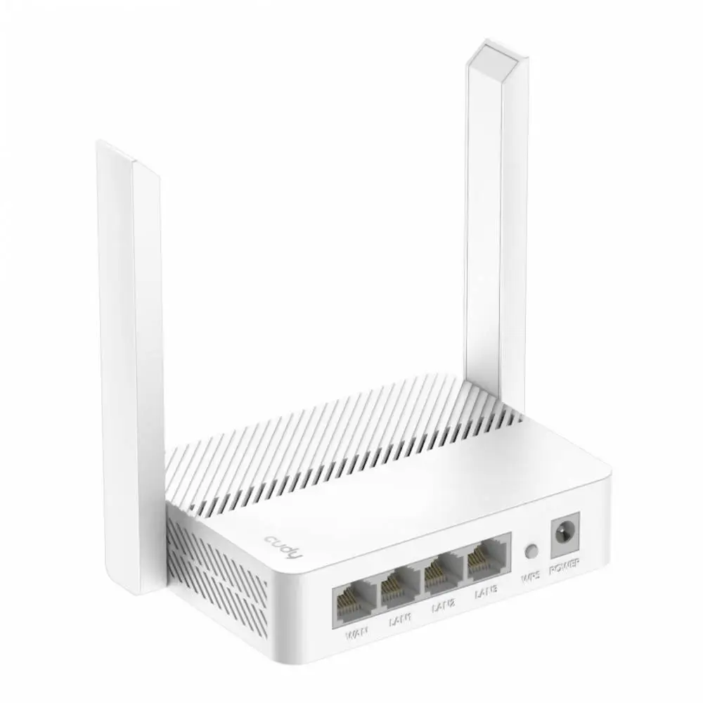 Безжичен рутер Cudy WR300 N300 802.11b/g/n,300Mbps/ 2.4GHz, 4 x 10/100Mbp, 2 x 5dBi fixed антени