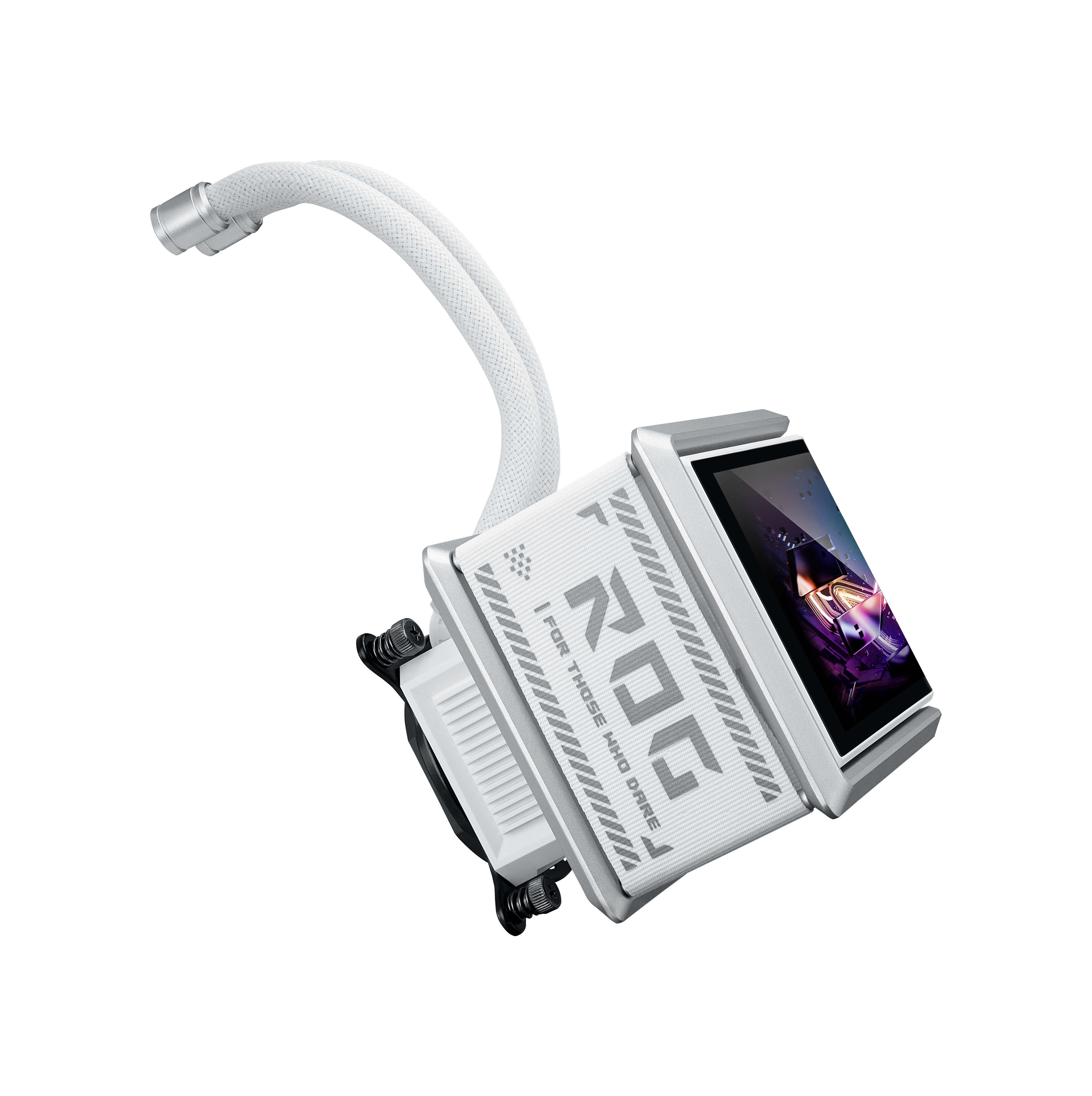 Охладител за процесор ASUS ROG Ryuo IV SLC 360 White Edition ARGB 6.67" Curved AMOLED Display