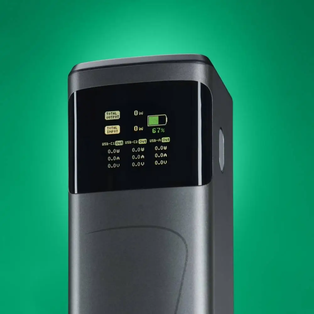 HAMA Външна батерия &bdquo;High Power&ldquo;, 200 W, 24000 mAh, 2x USB-C, USB-A, бързо зареждане