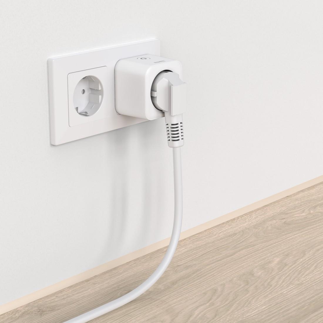 HAMA Смарт мини  WiFi контакт 3680W, 16A с прил. за измерване на ен.консумация