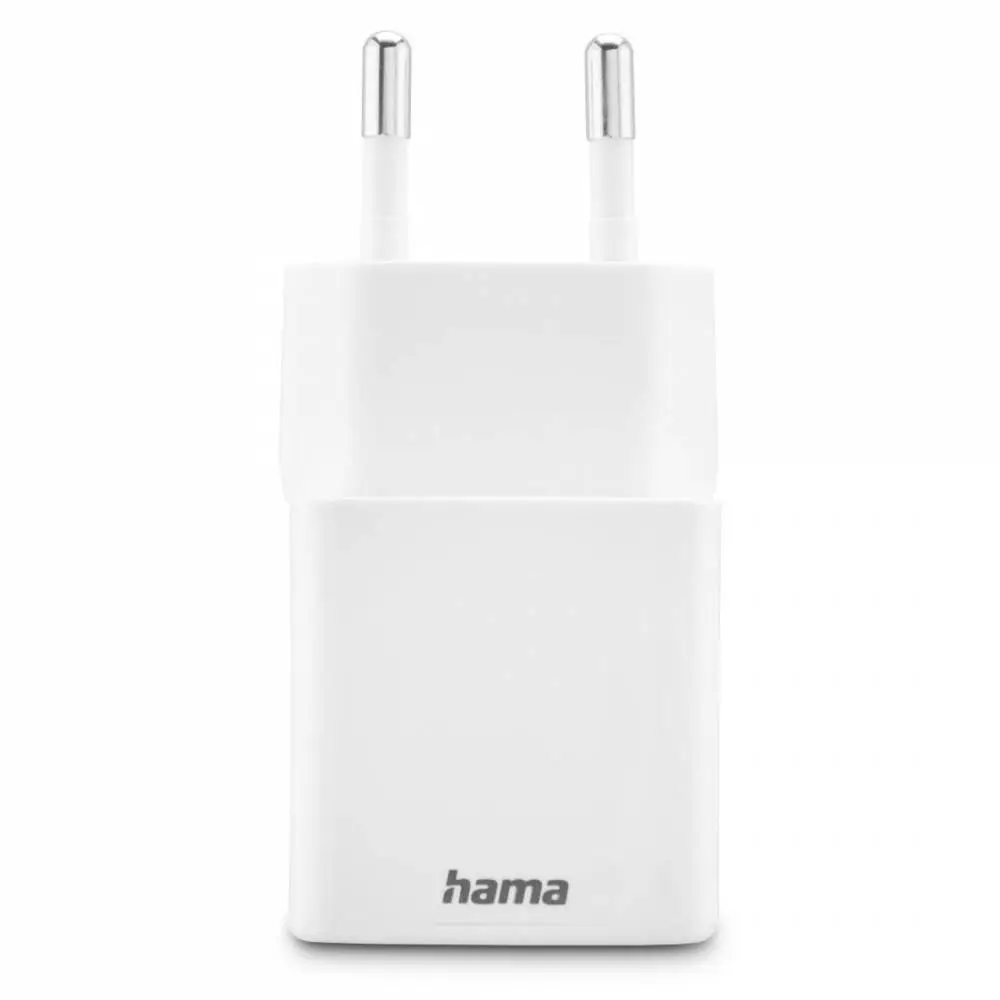 HAMA Бързо мини зарядно 1x USB-C, 1x USB-A, PD, 20 W, бяло