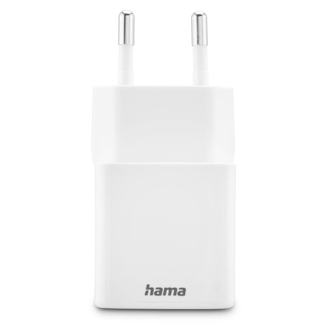 HAMA Бързо мини зарядно 1x USB-C, 1x USB-A, PD, 20 W, бяло