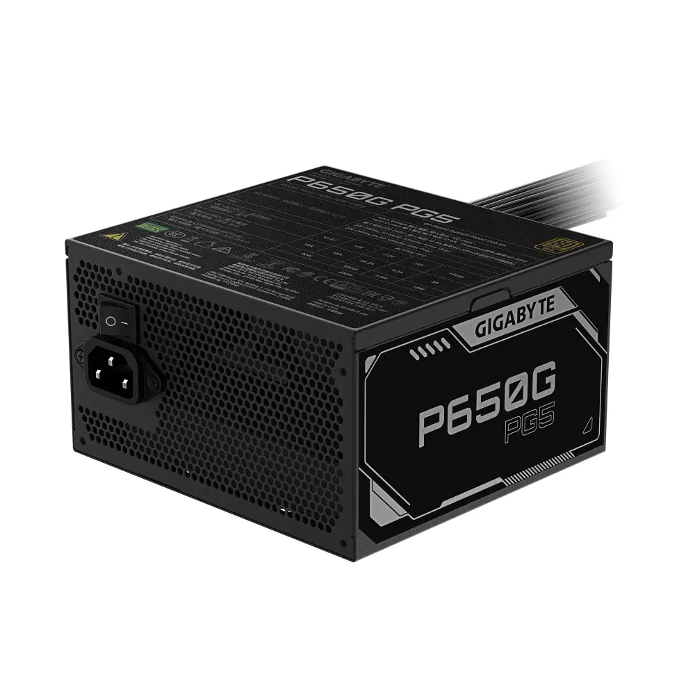 Захранващ блок Gigabyte P650G PG5 650W 80+ Gold, PCIe 5.1