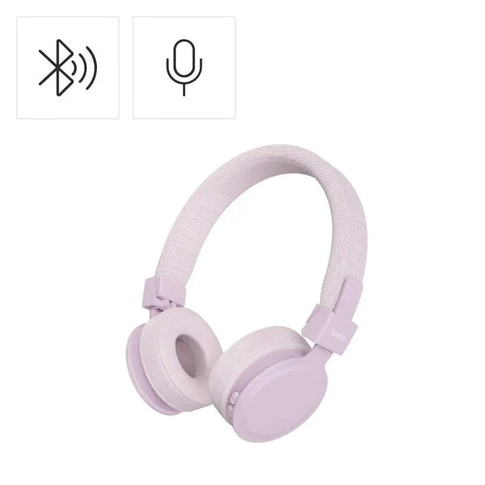 HAMA Слушалки с микрофон "Freedom Lit III" Bluetooth, On-Ear , розови