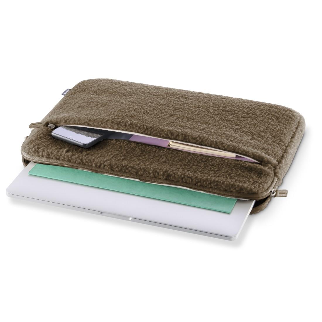 HAMA Funda para portátil “Cozy“, 36 - 40 cm (14,1” - 15,6”), marrón