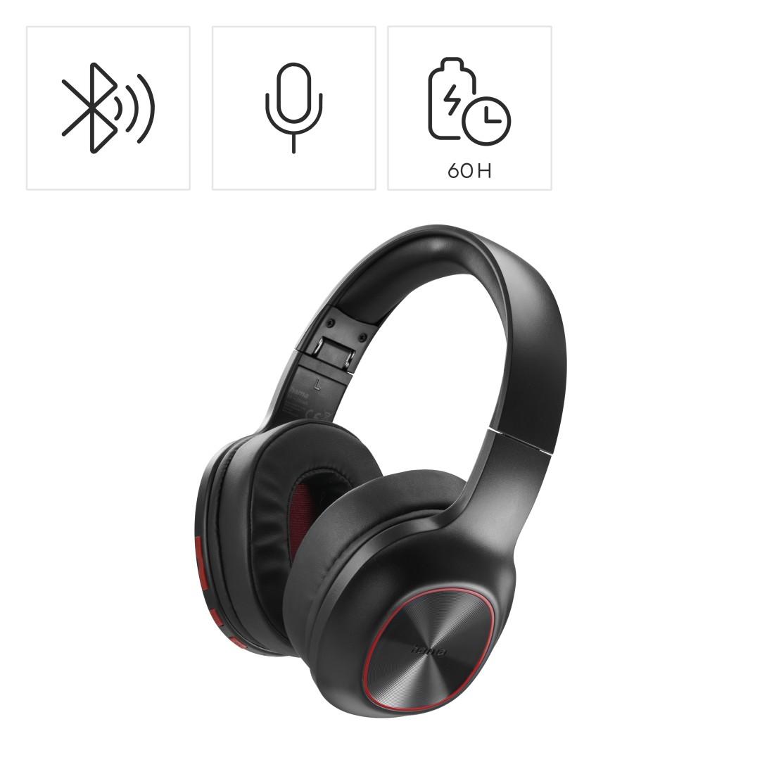 HAMA Блутут Слушалки "Spirit Calypso III", Over-Ear, Bass Boost, Foldable, черен