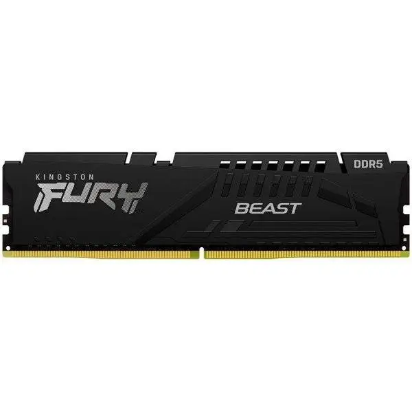 Памет Kingston Fury Beast 8GB (1x8GB) DDR5 6000MT/s CL30 EXPO/XMP - (KF560C30BBE-8)