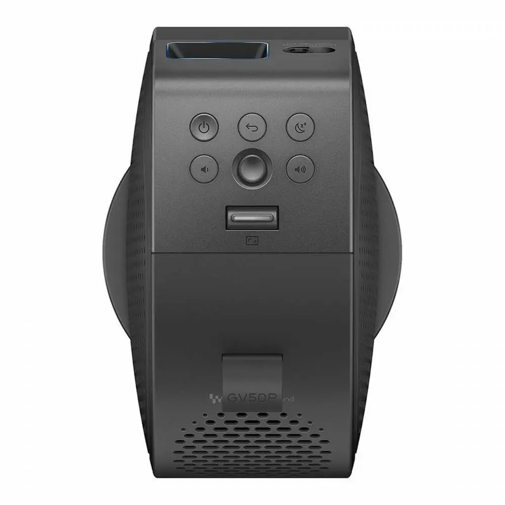 Портативен проектор BenQ GV50P BLACK, 550 lm, 1080p, Laser, REC 709, TR1.2, HDMI2.0, USB-C (USB DP/PD), Google TV, 16W (2.1CH) treVolo BT Spk, battery