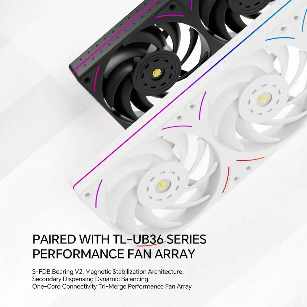 Водно охлаждане Thermalright WONDER VISION 360 UB ARGB Black Water Cooling - 6.67 inch Curve OLED Display