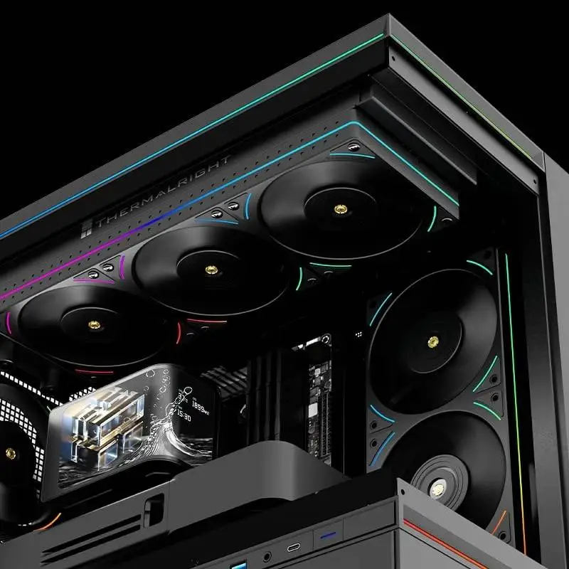 Водно охлаждане Thermalright WONDER VISION 360 UB ARGB Black Water Cooling - 6.67 inch Curve OLED Display