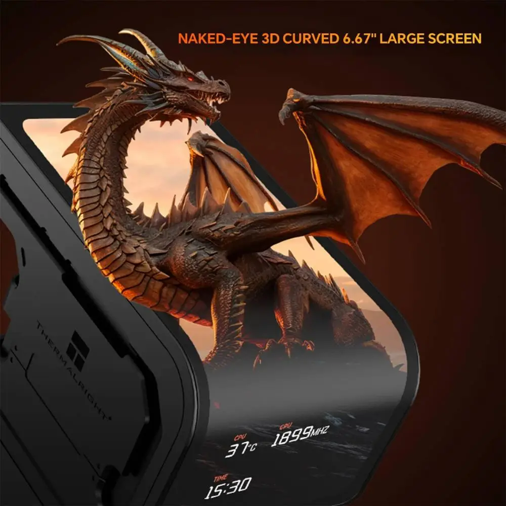 Водно охлаждане Thermalright WONDER VISION 360 UB ARGB Black Water Cooling - 6.67 inch Curve OLED Display
