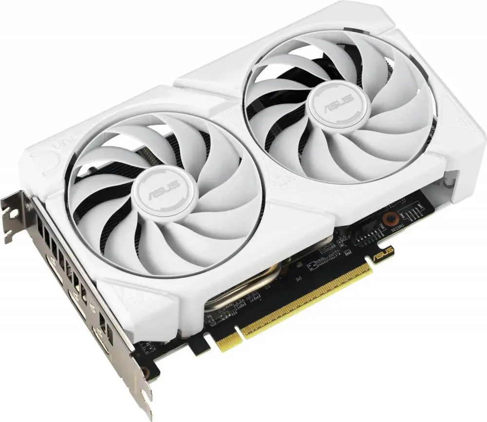 Видео карта ASUS Dual Radeon RX 9060 XT 16GB GDDR6 White Edition - 90YV0LG3-M0NA00