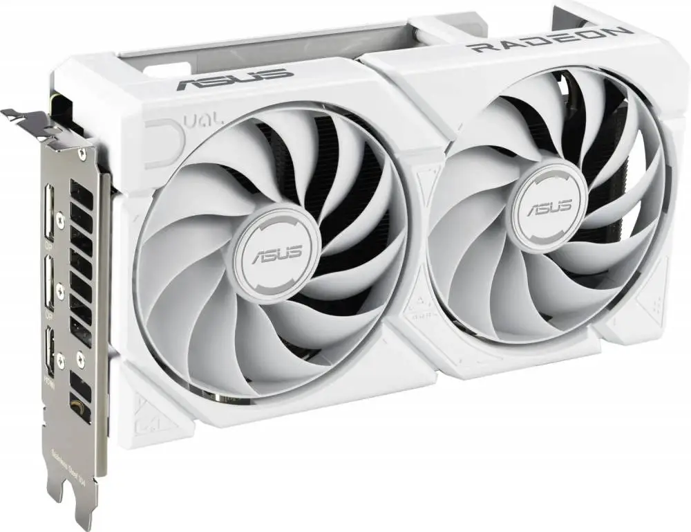 Видео карта ASUS Dual Radeon RX 9060 XT 16GB GDDR6 White Edition - 90YV0LG3-M0NA00