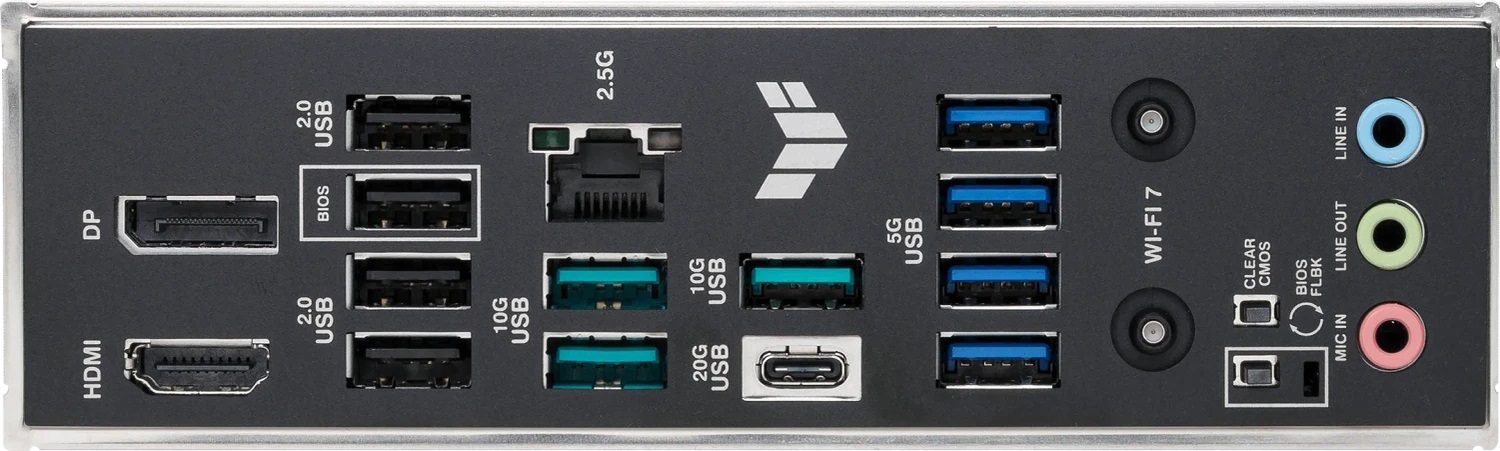 Carte mère ASUS TUF GAMING B850M-PLUS WIFI7 AM5 - 90MB1MU0-MOEAY0