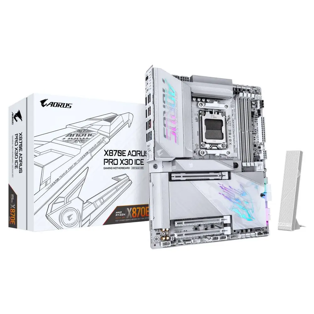 Дънна платка Gigabyte X870E AORUS PRO X3D ICE AM5