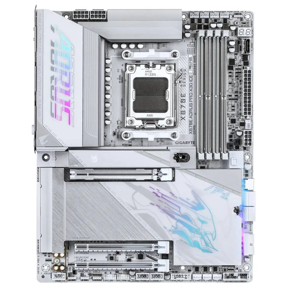 Дънна платка Gigabyte X870E AORUS PRO X3D ICE AM5