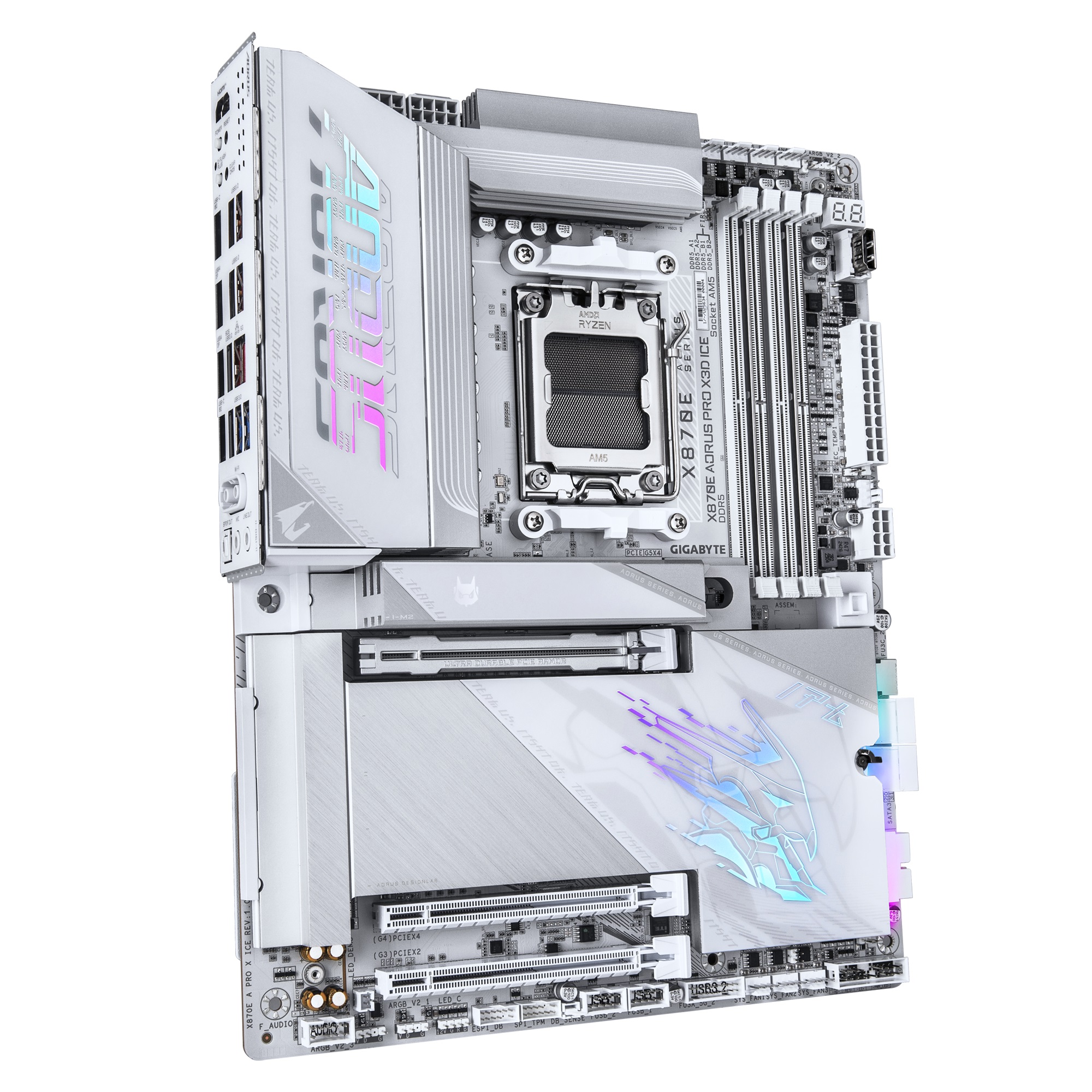 Дънна платка Gigabyte X870E AORUS PRO X3D ICE AM5