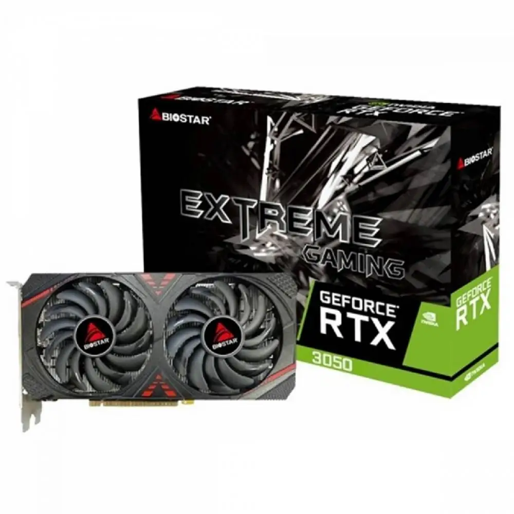 Видео карта BIOSTAR GeForce RTX 3050 6GB GDDR6