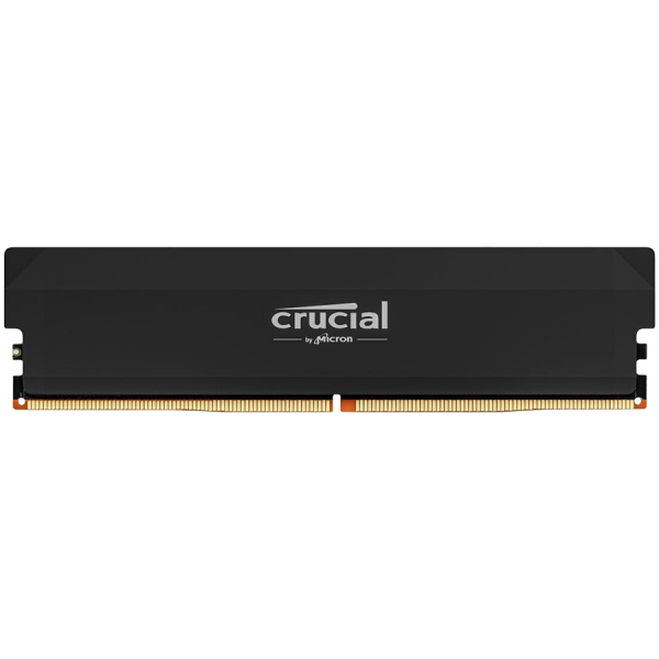 Памет Crucial Pro OC 16GB DDR5-6400 UDIMM CL38 Black - CP16G64C38U5B