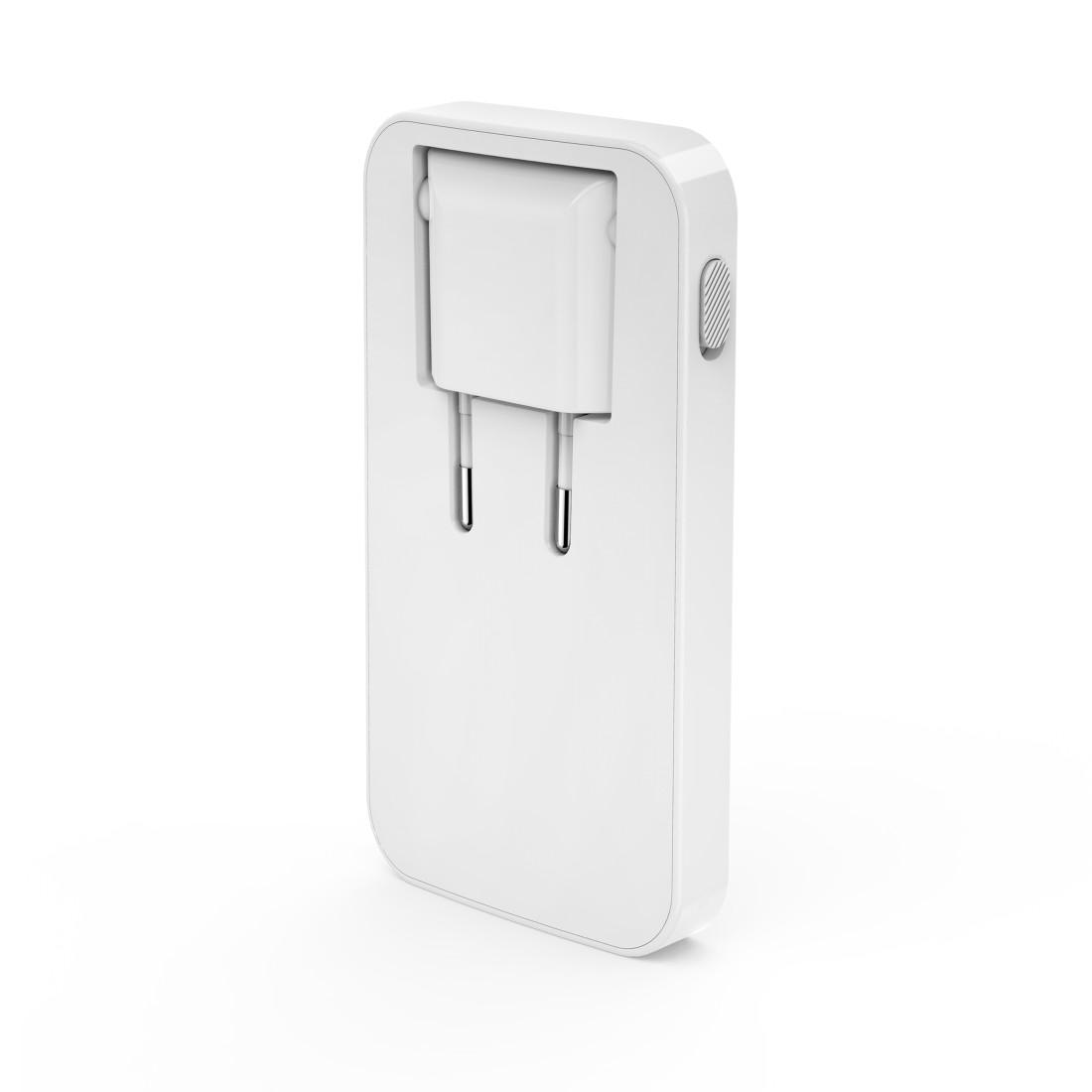 HAMA Быстрое мини зарядное, 65W, 2x USB-C, 1x USB-A, PD, плоское, белое