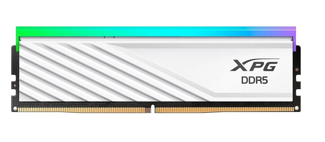 Памет ADATA XPG LANCER Blade RGB 16GB DDR5 6000MHz CL30 White EXPO/XMP - AX5U6000C3016G-SLABRWH