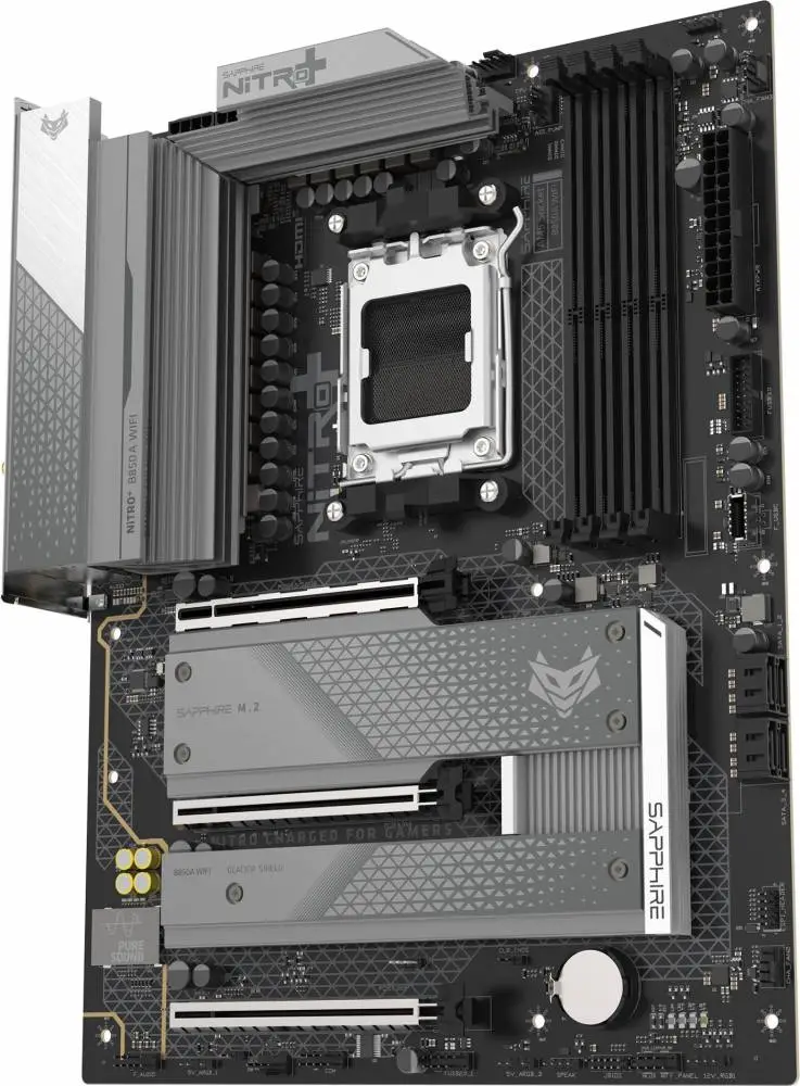 Дънна платка SAPPHIRE AMD B850 NITRO+ WiFi7 AM5 - 52123-03-40G