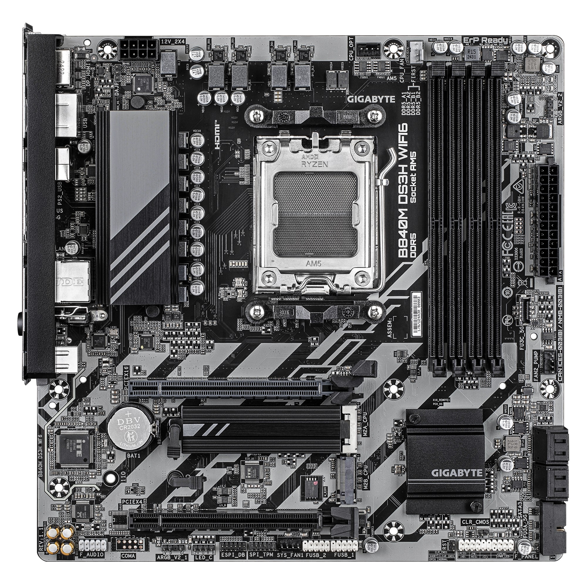 Дънна платка GIGABYTE B840M DS3H WIFI6 AM5