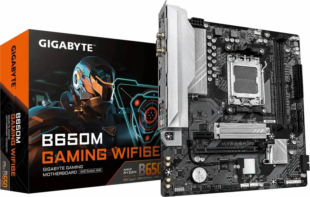 Дънна платка GIGABYTE B650M GAMING WIFI6E 1.3V AM5