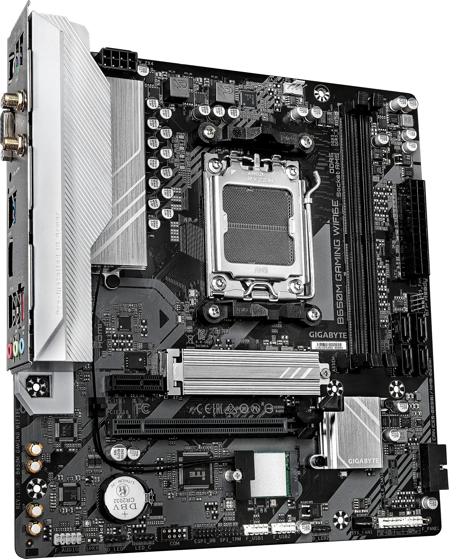 Дънна платка GIGABYTE B650M GAMING WIFI6E 1.3V AM5