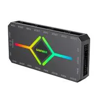 Gamemax разклонител за вентилатори Fan Hub - V4.0 PWM ARGB Hub + Controller Black