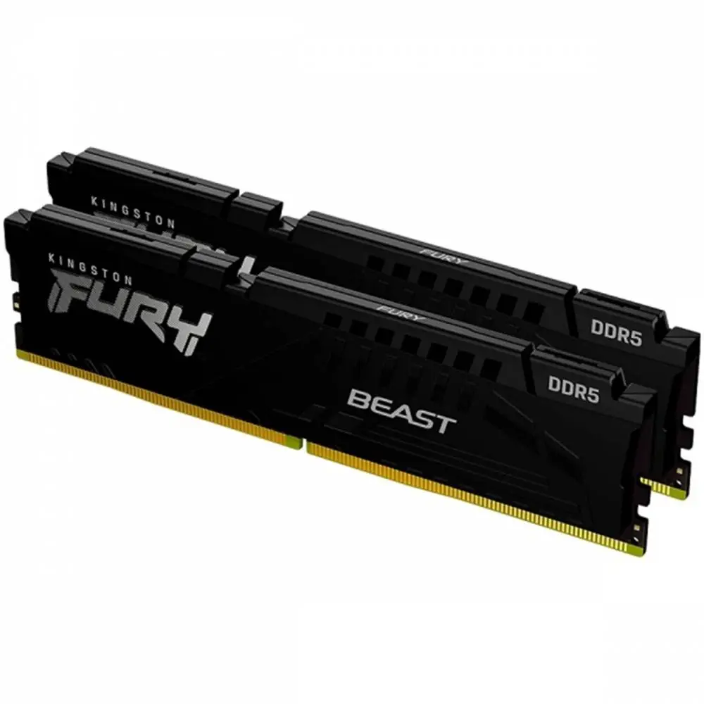 Памет Kingston Fury Beast 64GB (2x32GB) DDR5 5600MHz CL36 EXPO/XMP - KF556C36BBE2K2-64 