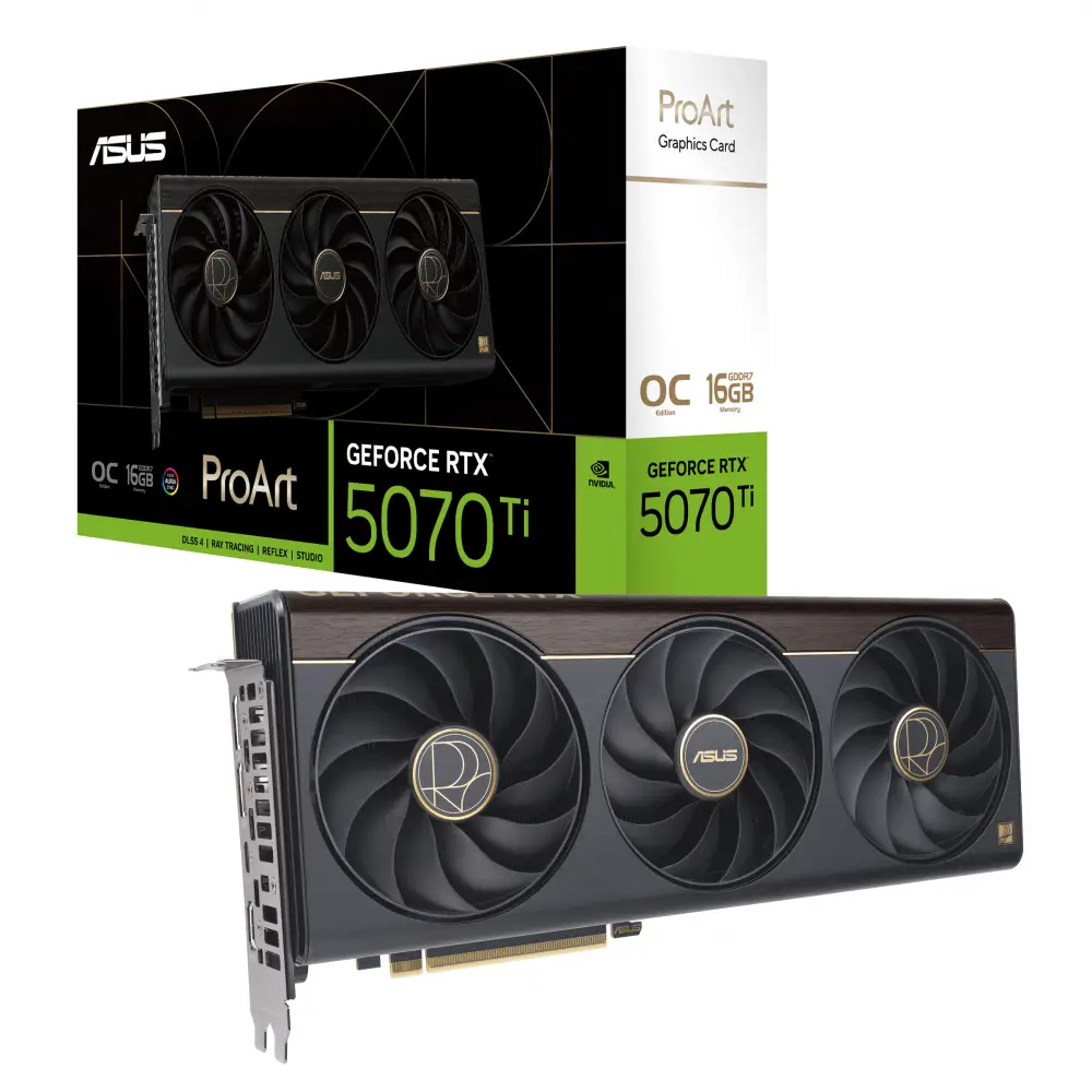 Видео карта ASUS ProArt RTX 5070 Ti OC Edition 16GB GDDR7