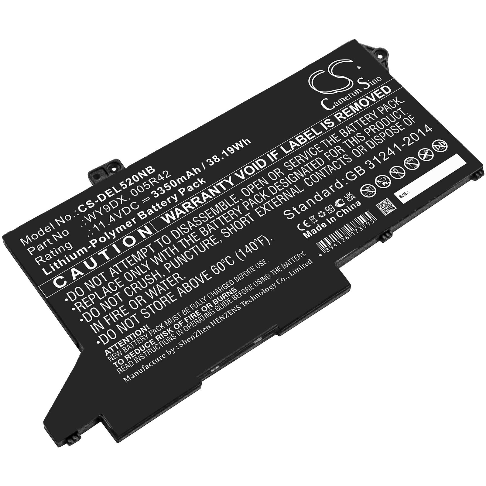 Baterie pentru laptop DELL Latitude 5420, Latitude 5520 005R42, WY9DX LiPo 11.4V 3350mAh CAMERON SINO