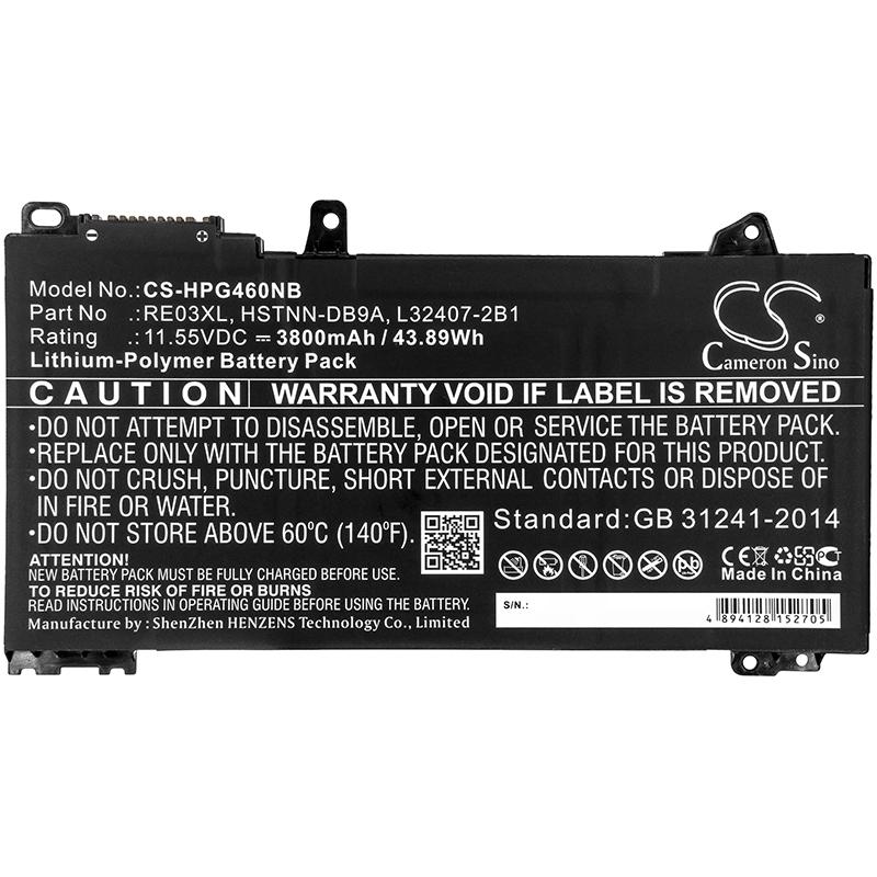 Baterie pentru laptop HP PROBOOK 430 G6-5PP35EA, PROBOOK 440 G6-5PQ07EA HSTNN-0B1C LipO 11.55V 3800mAh CAMERON SINO