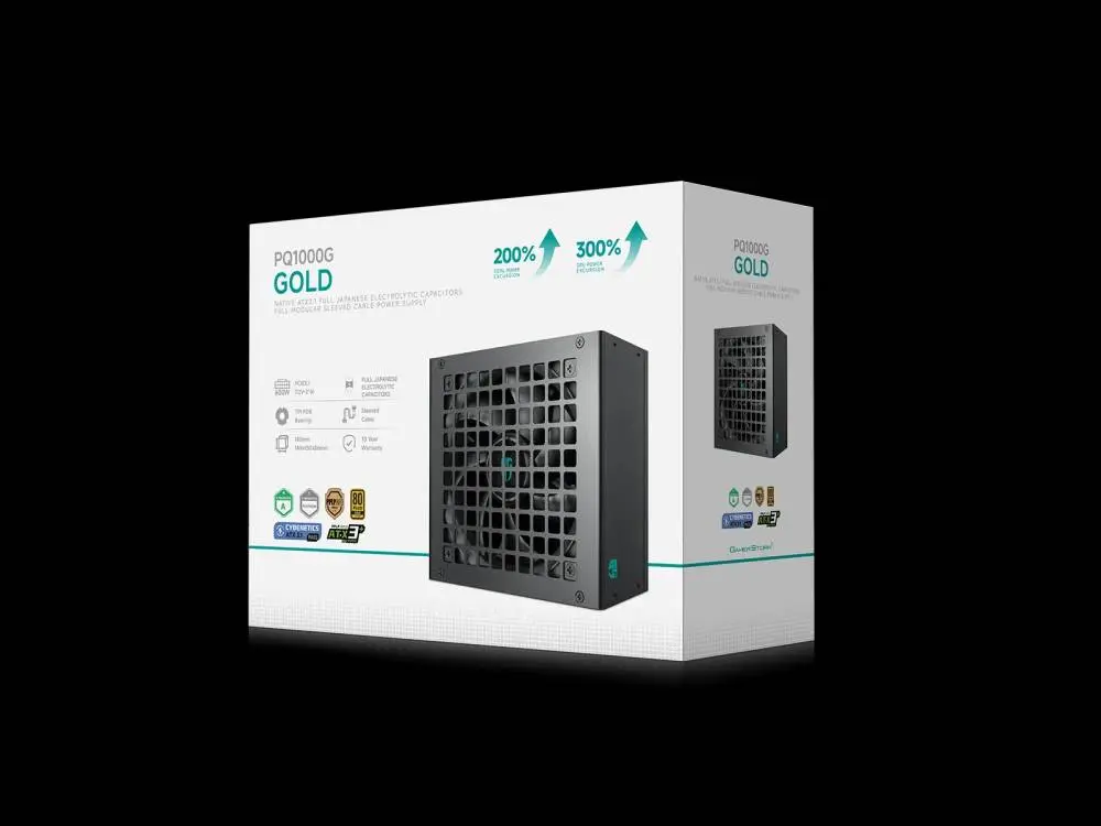 Захранване DeepCool PQ1000G PSU ATX 3.1 1000W Gold, Full Modular