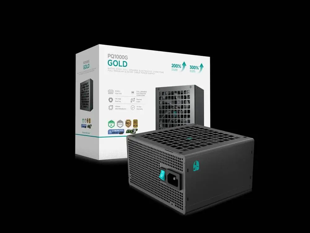 Захранване DeepCool PQ1000G PSU ATX 3.1 1000W Gold, Full Modular