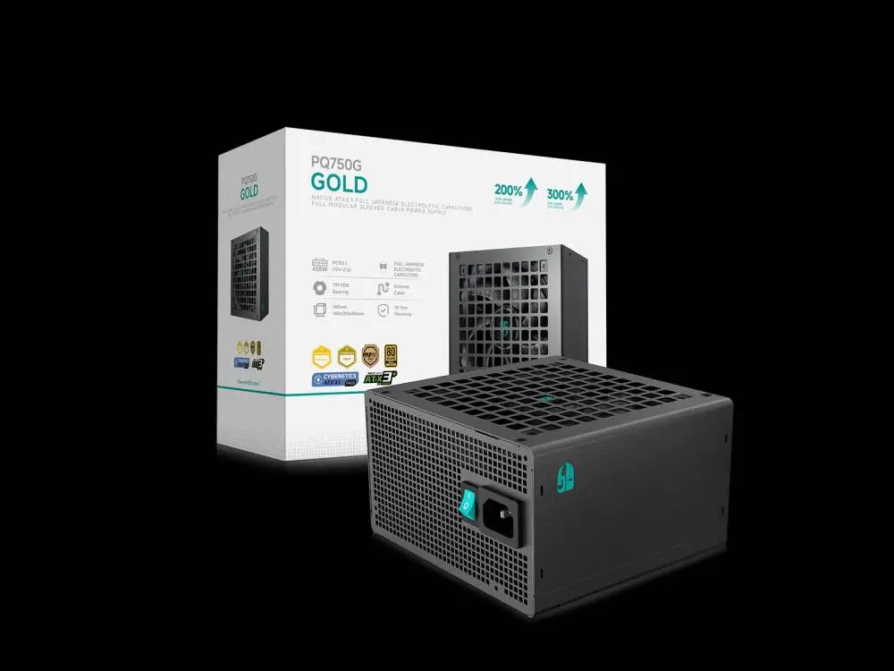 Захранване DeepCool PQ750G PSU ATX 3.1 750W Gold, Full Modular