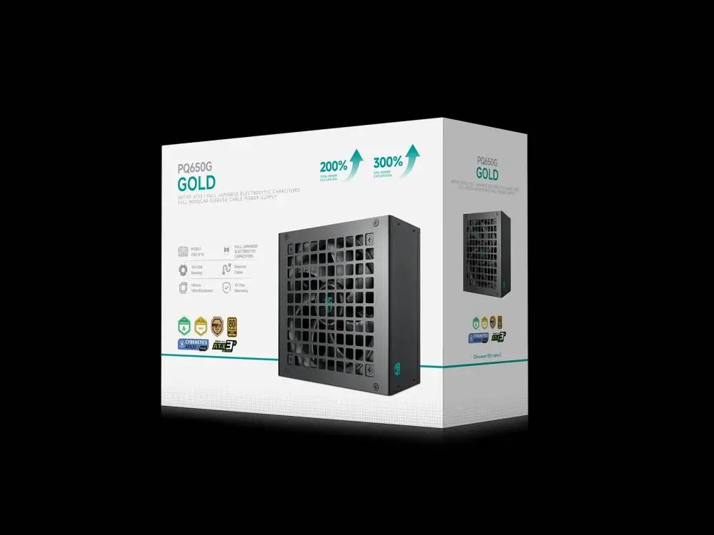 Захранване DeepCool PQ650G PSU ATX 3.1 650W Gold, Full Modular