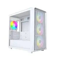 Montech кутия Case mATX - X5M (W) - 4 x 120 mm A-RGB, USB-C