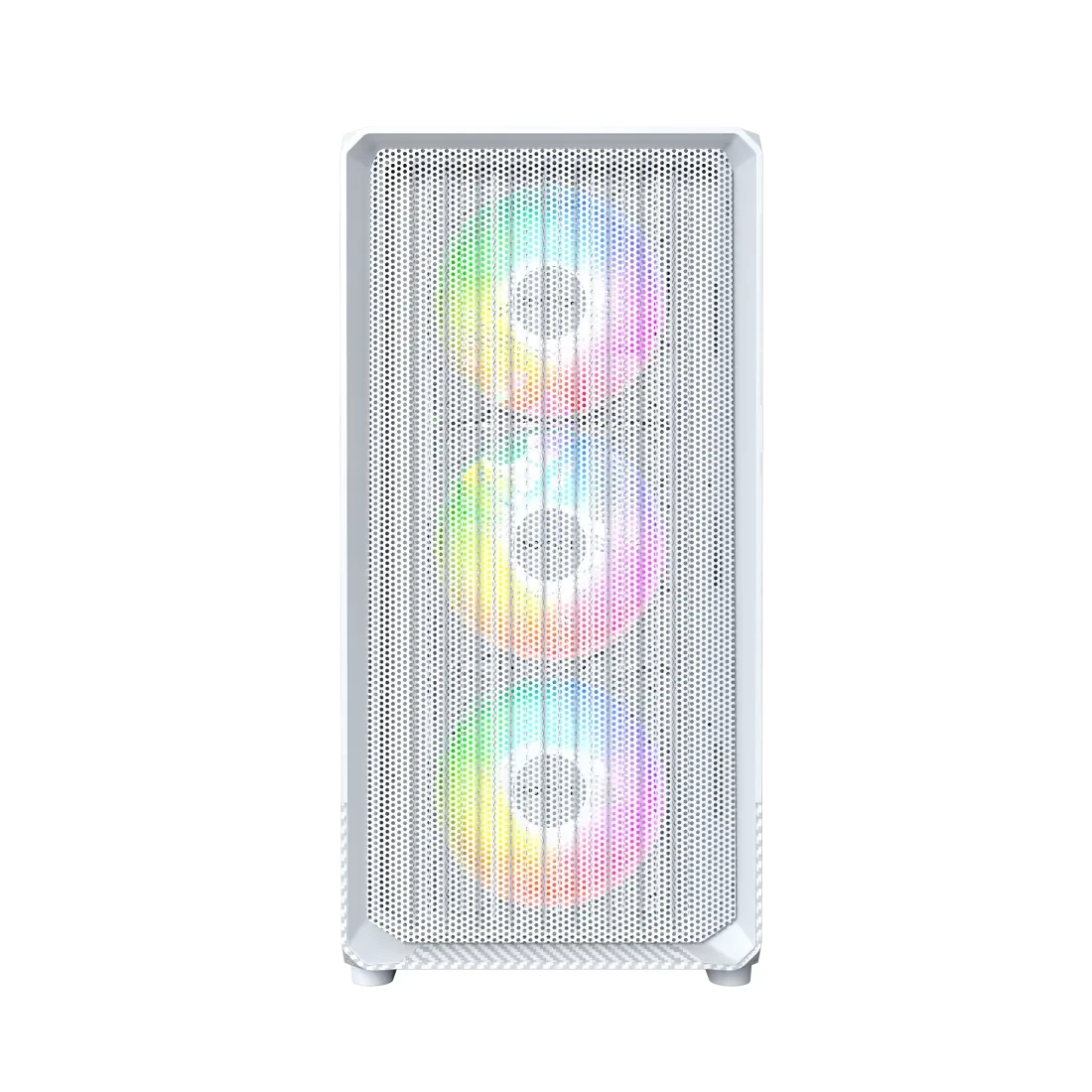 Montech кутия Case mATX - X5M (W) - 4 x 120 mm A-RGB, USB-C