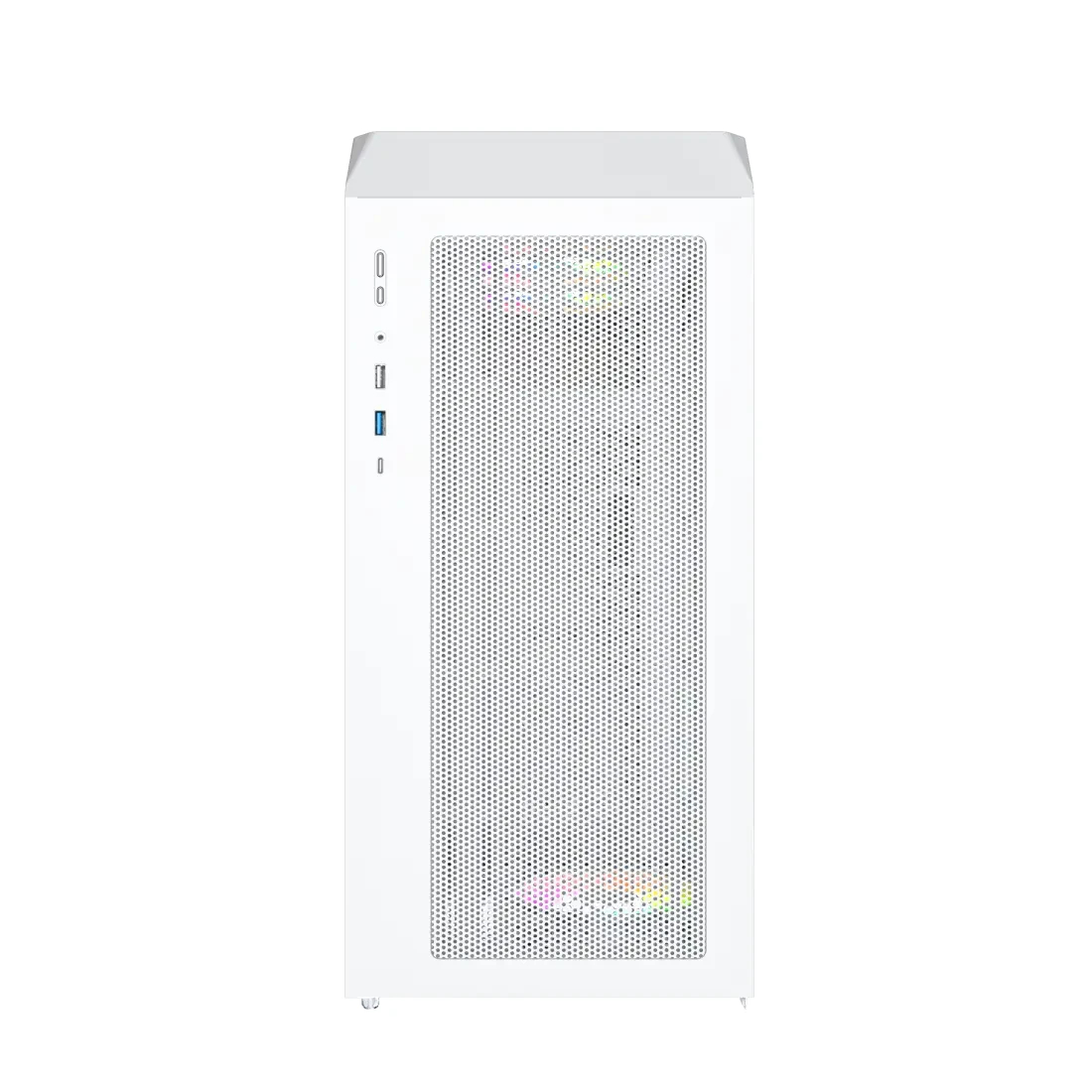 Montech кутия Case mATX - X5M (W) - 4 x 120 mm A-RGB, USB-C
