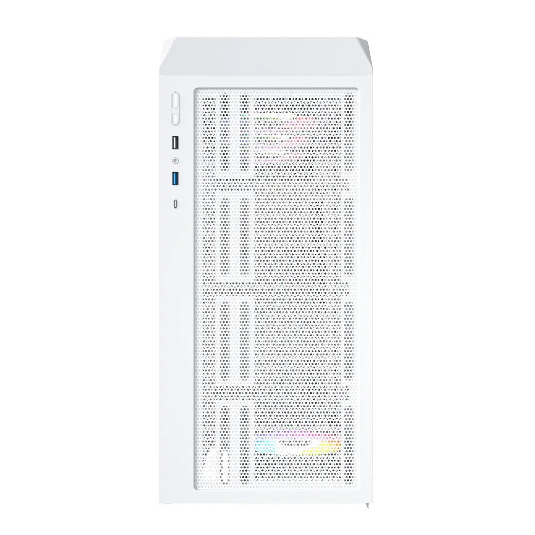 Montech кутия Case ATX - X5 (W) - 4 A-RGB fans, USB-C